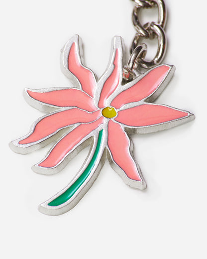 LLYLM Pink Flower Keychain