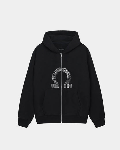 Omega Zip Up Hoodie