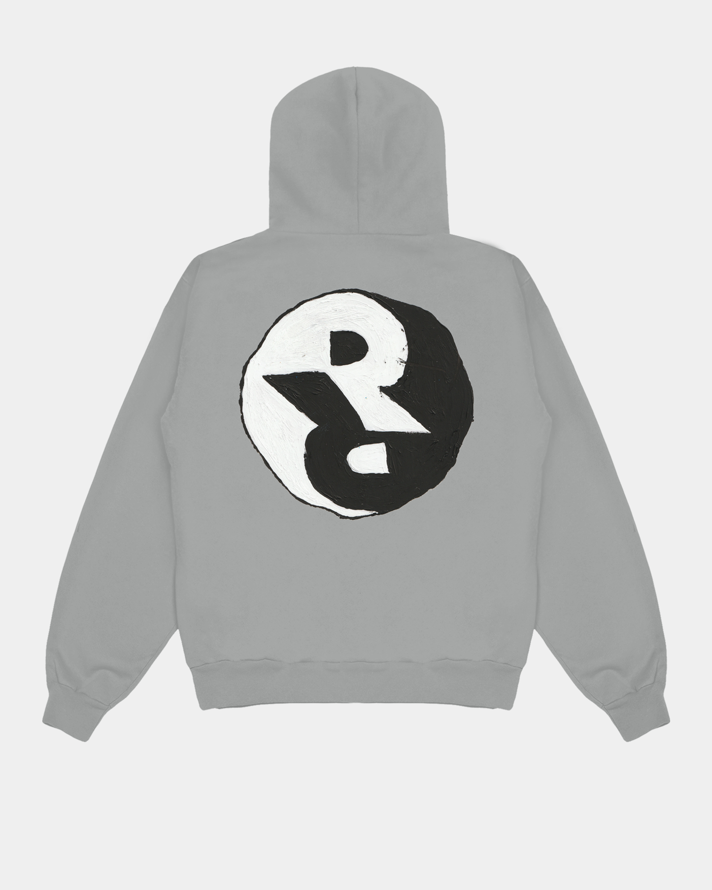 Sudadera con capucha gris RR