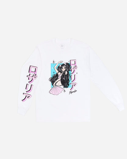 Character White Long Sleeve Tee