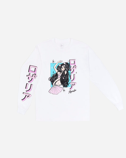 Character White Long Sleeve Tee